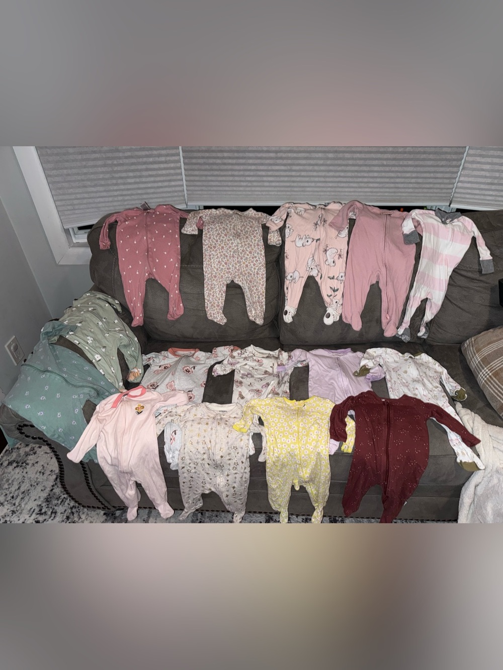 Baby Girl 3-6 Month Sleeper Bundle